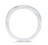 14K White Gold Diamond Wedding Band- Special Order Only